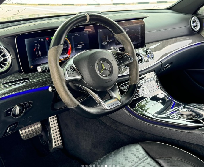 2017 MERCEDES BENZ E63 S 4MATIC+ 4.0 Twin-Turbocharged Petrol Engine Black