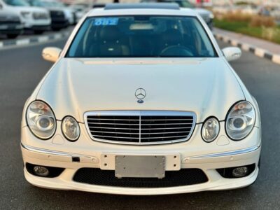 2003 Mercedes-Benz E-Class E 55 AMG White Sedan Automatic
