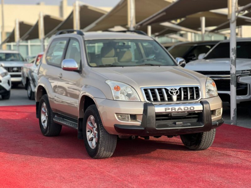 2009 Toyota Prado V4 GX 2 Doors Gold-Beige GCC Specs