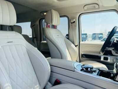 2021 MERCEDES BENZ G 63 White-Beige FULL OPTION