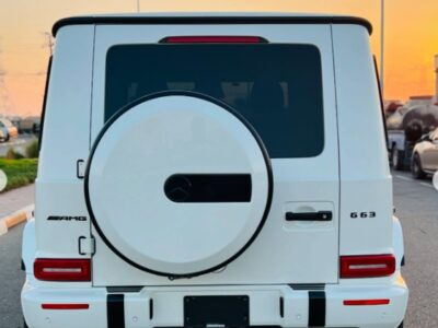 2021 MERCEDES BENZ G 63 White-Black CHASSIS GUARANTEE