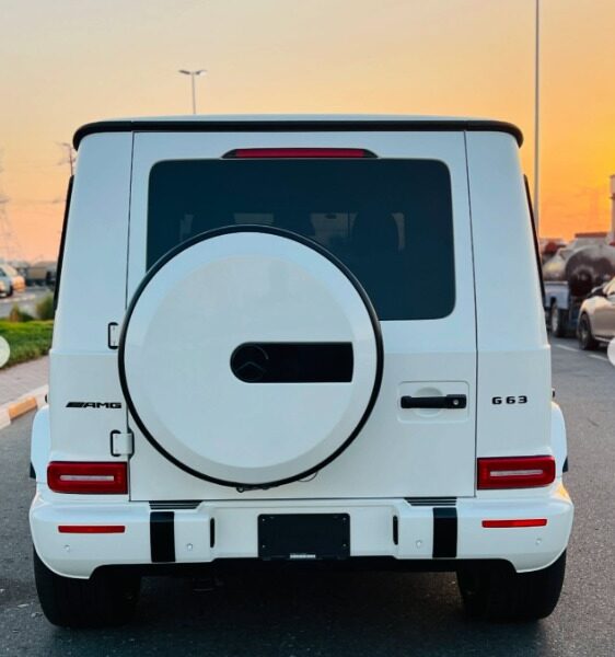 2021 MERCEDES BENZ G 63 White-Black CHASSIS GUARANTEE