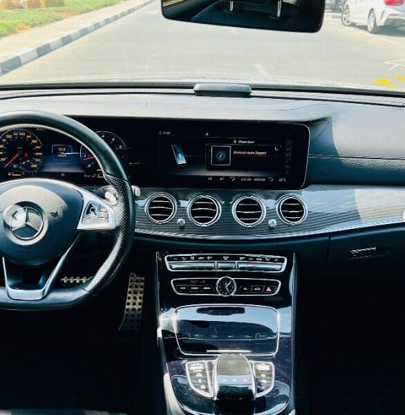 2017 MERCEDES BENZ E43 Black-Black CHASSIS GUARANTEE