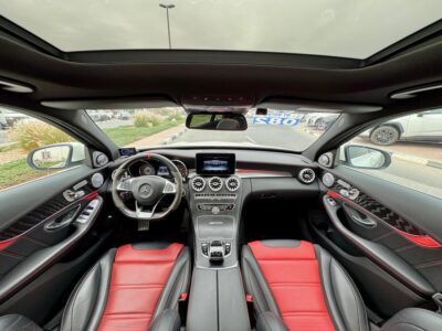 MERCEDES-BENZ C 63 WHITE-RED 2016 Petrol A/T