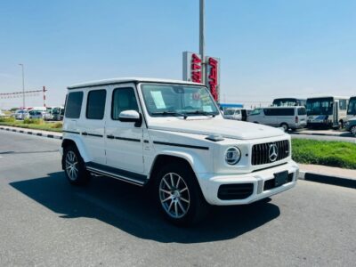 2021 MERCEDES BENZ G 63 White-Beige FULL OPTION