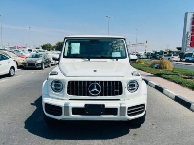 2021 MERCEDES BENZ G 63 White-Beige FULL OPTION
