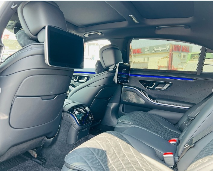 2021 MERCEDES BENZ S 500 White-Black CHASSIS GUARANTEE