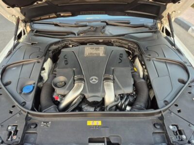 2014 MERCEDES BENZ S550 V8 White-Black AUCTION GRADE 4/B