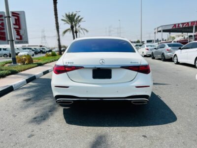 2021 MERCEDES BENZ S 500 White-Black CHASSIS GUARANTEE