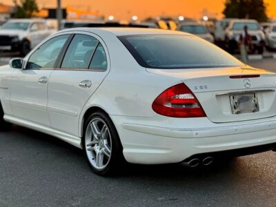2003 Mercedes-Benz E-Class E 55 AMG White Sedan Automatic
