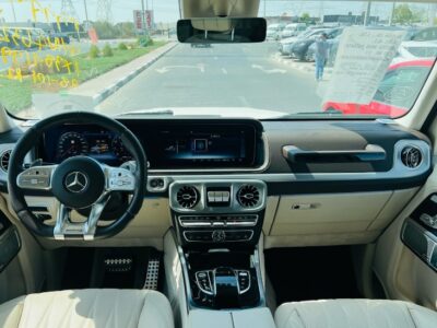 2021 MERCEDES BENZ G 63 White-Beige FULL OPTION