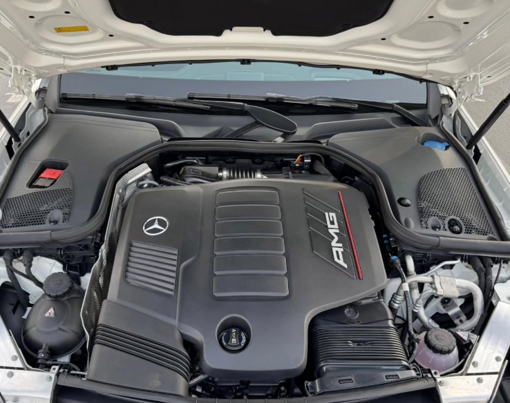 2023 MERCEDES BENZ E53 AMG V6 White AUCTION GRADE 4.5/B