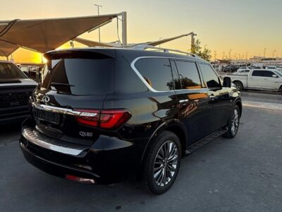 2018 Infiniti QX80 Excellence 5.6 litre 8 Cylinder Engine Petrol Black