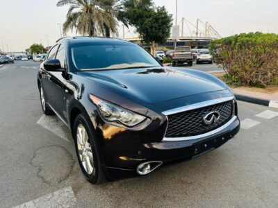 2018 Infiniti QX70 3.7L V6 Engine SUV Black Brown
