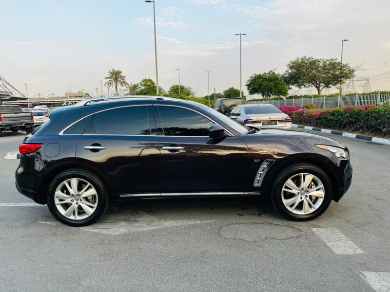 2018 Infiniti QX70 3.7L V6 Engine SUV Black Brown