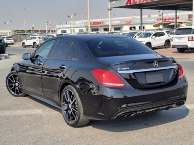 MERCEDES-BENZ C450 3.0-Liter twin-turbo V6 Engine BLACK-RED 2016
