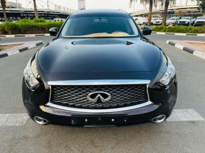 2018 Infiniti QX70 3.7L V6 Engine SUV Black Brown