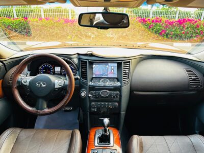 2018 Infiniti QX70 3.7L V6 Engine SUV Black Brown