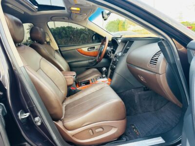 2018 Infiniti QX70 3.7L V6 Engine SUV Black Brown