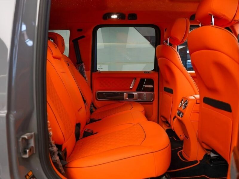 2019 Mercedes-AMG G 63 Brabus G800 4.0L V8 Bi-Turbo Grey Orange