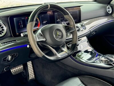 2017 MERCEDES BENZ E63 S 4MATIC+ 4.0 Twin-Turbocharged Petrol Engine Black