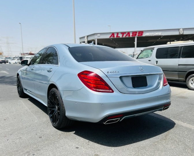 2015 MERCEDES BENZ S 400 h 3.5L V6 Hybrid Full Option Silver Black