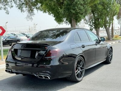 2017 MERCEDES BENZ E63 S 4MATIC+ 4.0 Twin-Turbocharged Petrol Engine Black