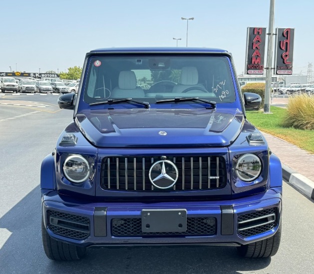 2023 MERCEDES BENZ G 63 AMG 4.0L V8 Biturbo Engine Blue Beige
