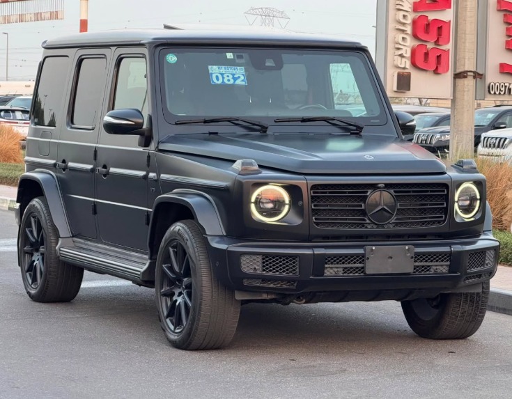 2020 Black MERCEDES BENZ G 550 AMG V8 AUCTION GRADE 4.5/A