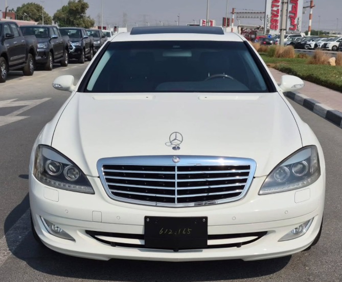 2006 MERCEDES BENZ S 350 V6 AUCTION GRADE 4/B White Black