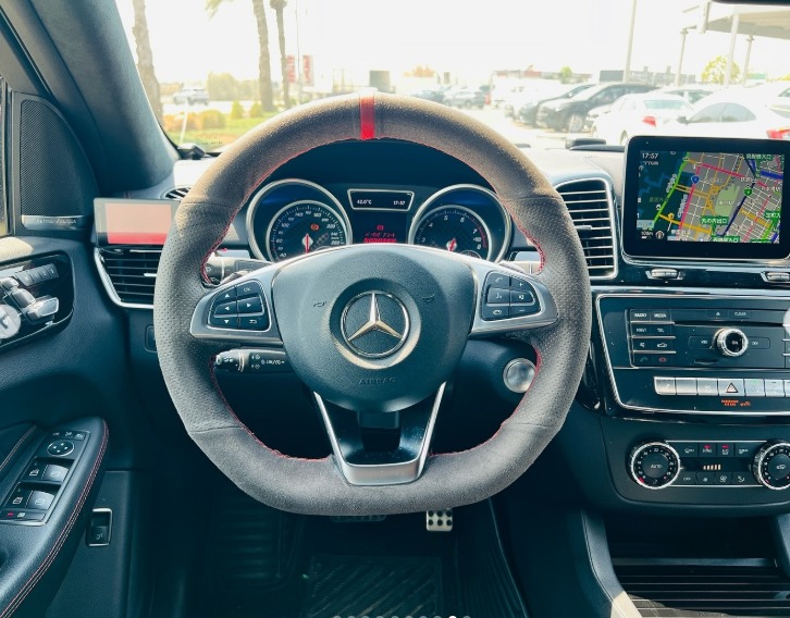 2017 MERCEDES-BENZ GLE 43 3.0L V6 Biturbo Red Black CHASSIS GUARANTEE