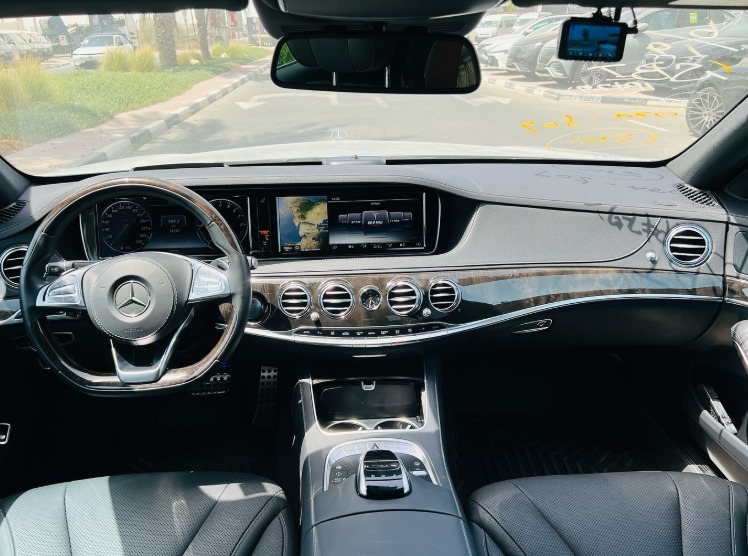 2015 MERCEDES BENZ S 400 h 3.5L V6 Hybrid Full Option Silver Black