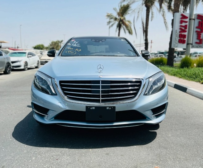 2015 MERCEDES BENZ S 400 h 3.5L V6 Hybrid Full Option Silver Black