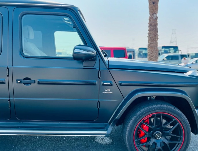 2021 MERCEDES BENZ G63 4.0L V8 Biturbo Black-White CHASSIS GUARANTEE