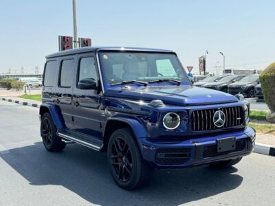 2023 MERCEDES BENZ G 63 AMG 4.0L V8 Biturbo Engine Blue Beige
