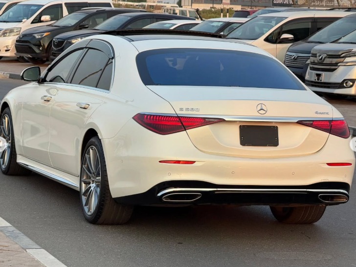 2022 MERCEDES BENZ S580 AMG V8 AUCTION GRADE 4.5/B White Black