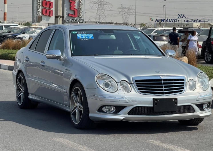 2007 MERCEDES BENZ E500 Body Kit E63 AMG V8 AUCTION GRADE 4/B Silver