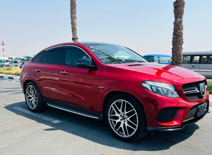 2017 MERCEDES-BENZ GLE 43 3.0L V6 Biturbo Red Black CHASSIS GUARANTEE