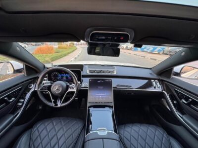 2022 MERCEDES BENZ S580 AMG V8 AUCTION GRADE 4.5/B White Black