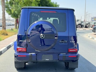 2023 MERCEDES BENZ G 63 AMG 4.0L V8 Biturbo Engine Blue Beige