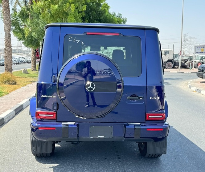 2023 MERCEDES BENZ G 63 AMG 4.0L V8 Biturbo Engine Blue Beige