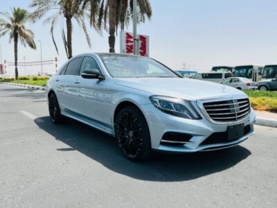 2015 MERCEDES BENZ S 400 h 3.5L V6 Hybrid Full Option Silver Black