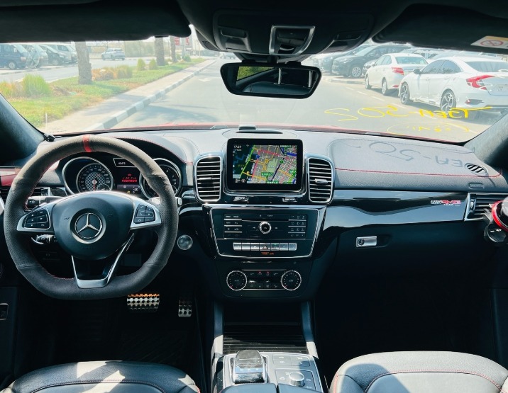 2017 MERCEDES-BENZ GLE 43 3.0L V6 Biturbo Red Black CHASSIS GUARANTEE