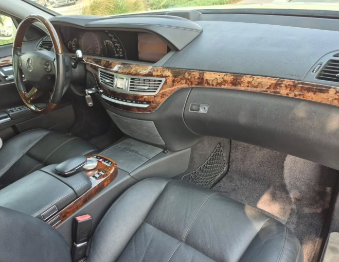 2006 MERCEDES BENZ S 350 V6 AUCTION GRADE 4/B White Black