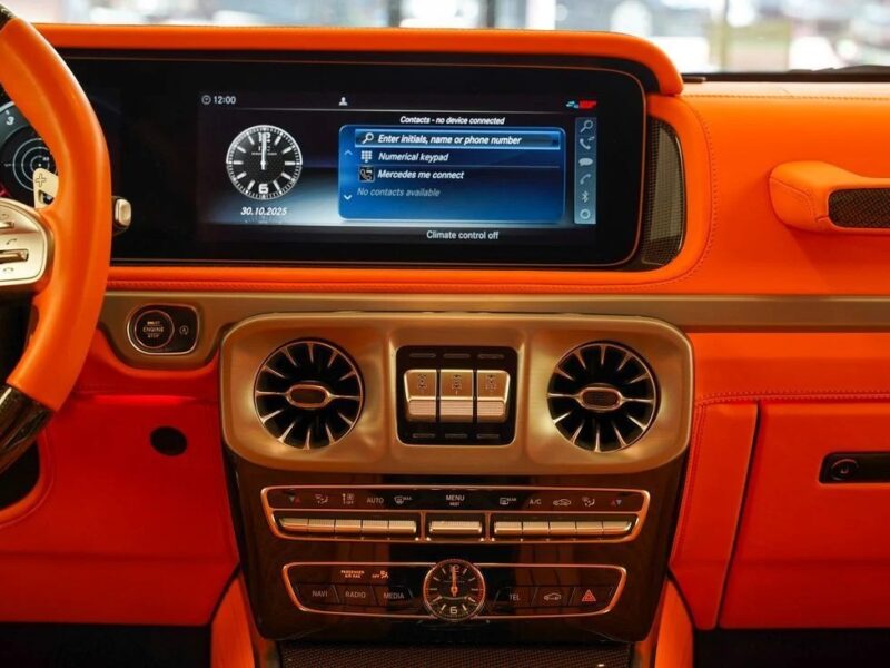 2019 Mercedes-AMG G 63 Brabus G800 4.0L V8 Bi-Turbo Grey Orange