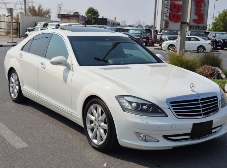 2006 MERCEDES BENZ S 350 V6 AUCTION GRADE 4/B White Black