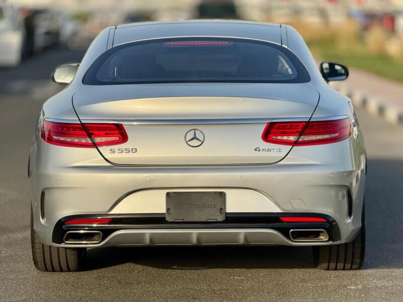 MERCEDES S 550 4.7L twin-turbo V8 Engine SILVER RED 2015