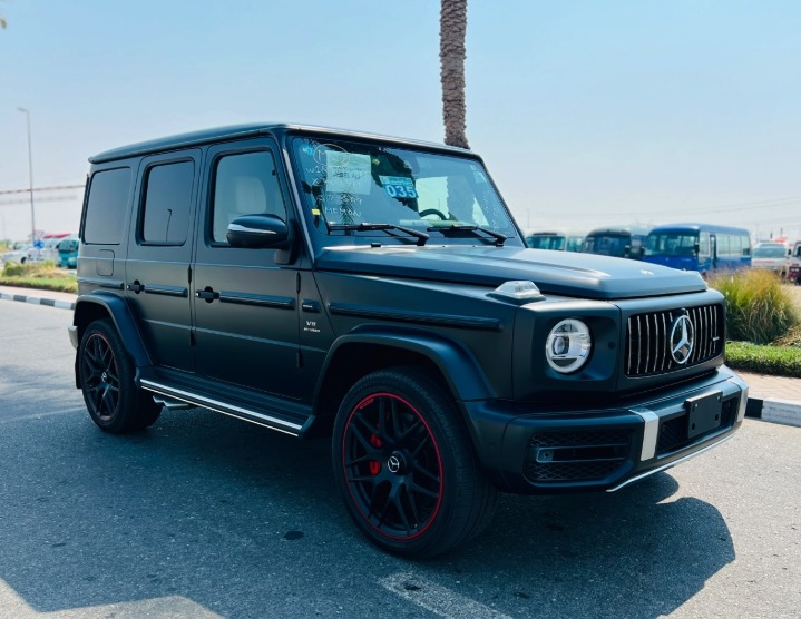 2021 MERCEDES BENZ G63 4.0L V8 Biturbo Black-White CHASSIS GUARANTEE