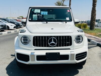 2019 MERCEDES BENZ G 63 AMG 4.0L V8 Biturbo Engine White Black