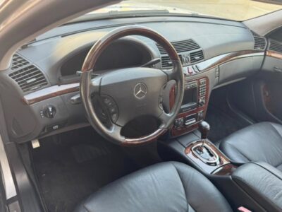 2002 MERCEDES BENZ S 320 V6 Body Kit S55 AUCTION GRADE 4/B Silver